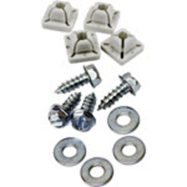 Metal/Nylon License Plate Fasteners, Custom Accessories, Mfr#: 93370
