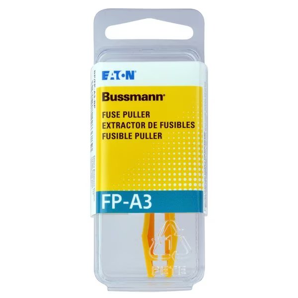 Bussmann 20 amps FP Yellow Fuse Puller 5 pk, 5PK, Eaton Bussmann, Mfr#: BP/FP-A3-RP