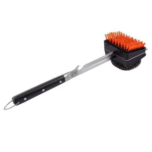 Blacksmith Grill Brush 3.75 in. H X 4.75 in. L X 3.75 in. W, Oklahoma Joes, Mfr#: 1517365R06