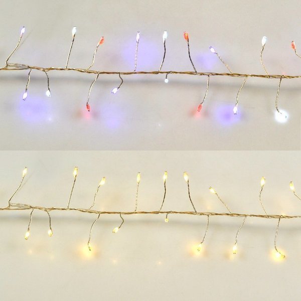 LED Big Seed Cluster Light Set Multicolored 9 ft. 150 lights, Living Accents, Mfr#: MBC150SWWPTA