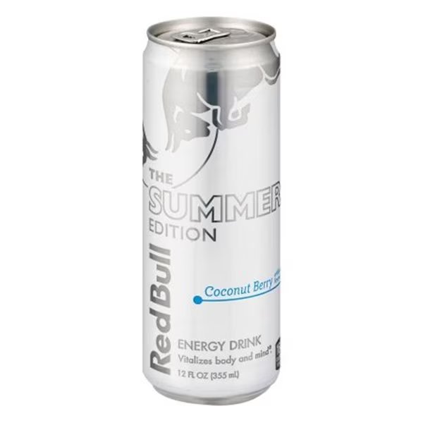 Summer Edition Coconut Berry Energy Drink 12 oz, Red Bull, Mfr#: RB221027