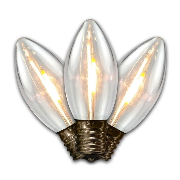 LED SM TRAN C9 WW 25PK, Holiday Bright Lights, Mfr#: BU25FLDSC9-TWWA