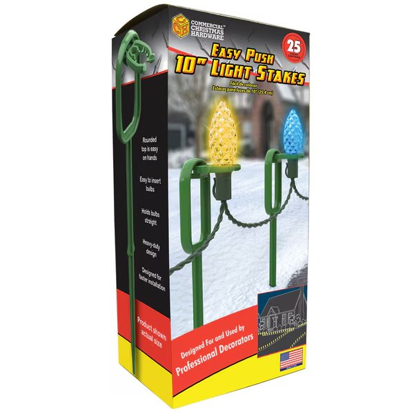 LIGHT STAKES 10"" 25PK, Adams, Mfr#: 9110-99-5635