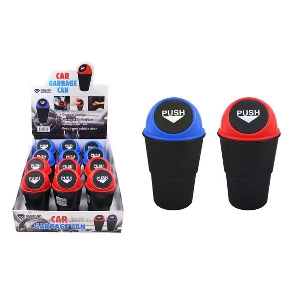 Diamond Visions Assorted Car Garbage Can, Diamond Visions, Mfr#: 11-2670