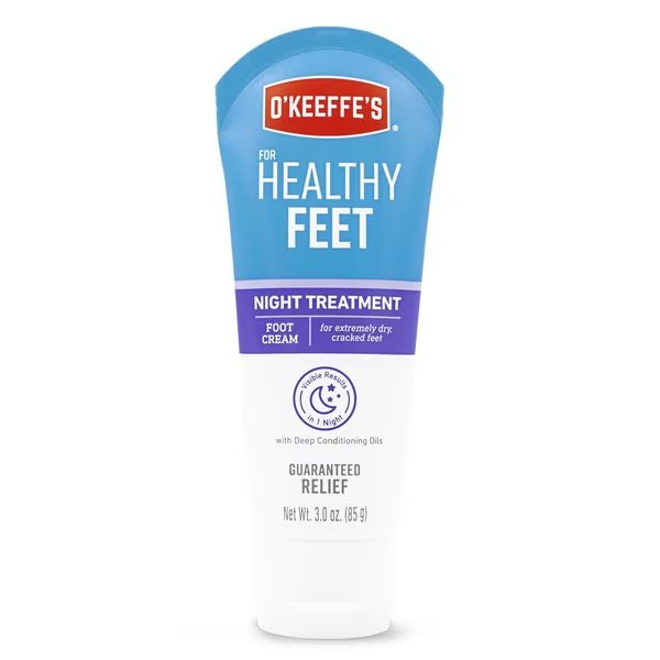 For Healthy Feet White Night Treatment Foot Cream 3 oz, Okeeffes, Mfr#: K3201502