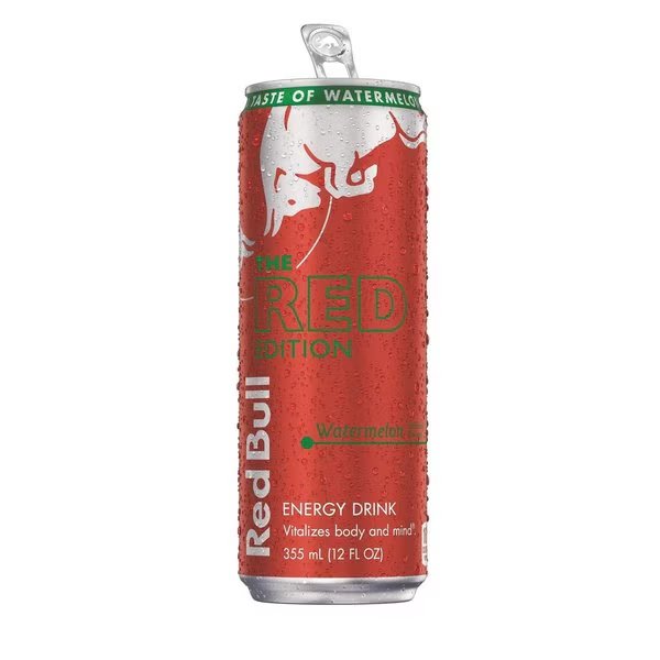 The Red Edition Watermelon Energy Drink 12 oz, Red Bull, Mfr#: RB234435
