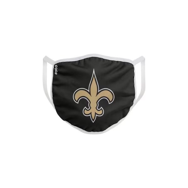 Household Multi-Purpose New Orleans Saints Face Mask Multicolored, Foco, Mfr#: 194751473951