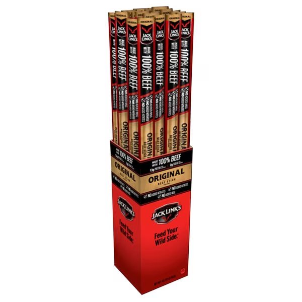 Jack Link's Original Beef Stick 1.84 oz Pegged, Jack Links, Mfr#: 10000029376