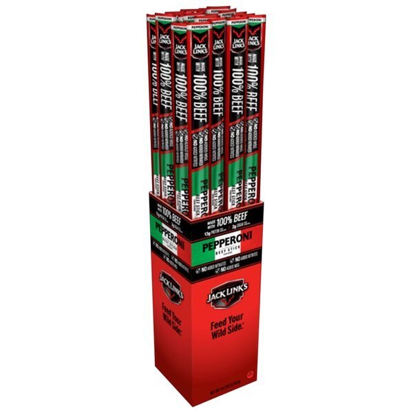 Jack Link's Pepperoni Beef Stick 1.84 oz Pegged, Jack Links, Mfr#: 10000029389