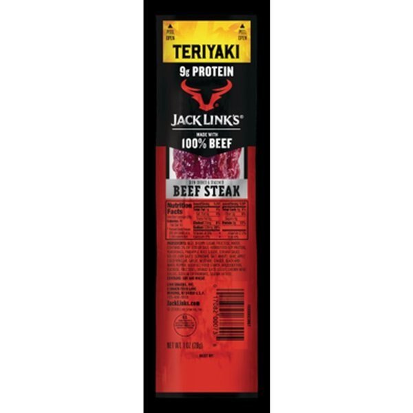 Teriyaki Beef Steak 1 oz Pegged, Jack Links, Mfr#: 02030