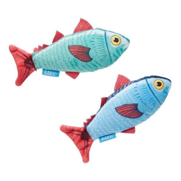 BlueRed Plush Mike  Mike The Trout Twins Dog Toy, 2PK, Bark, Mfr#: 706573