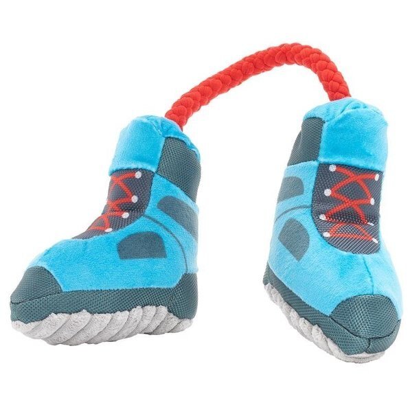 Multicolored Plush Appalachian Tail Boots Dog Toy, Bark, Mfr#: 207725