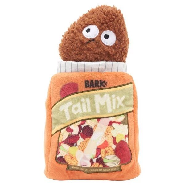 Multicolored Plush Tail Mix Dog Toy, Bark, Mfr#: 211786