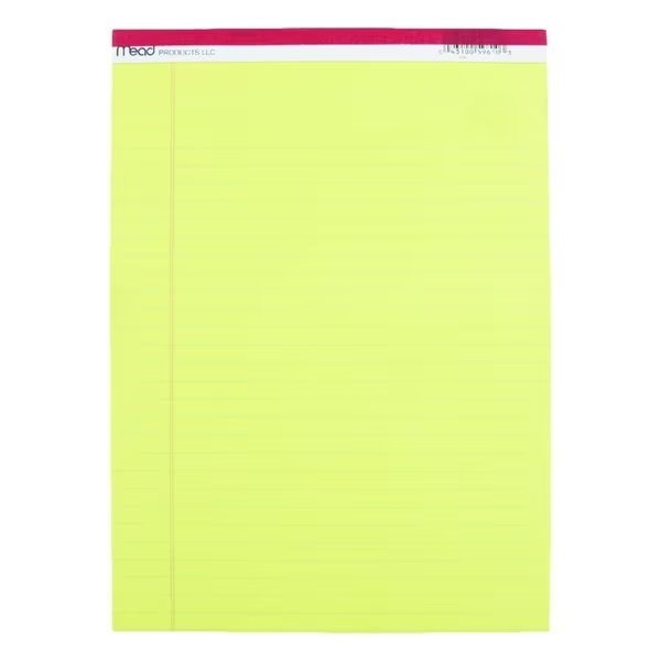 8.5 in. W X 11 in. L Legal Pad 50, Mead, Mfr#: 59610