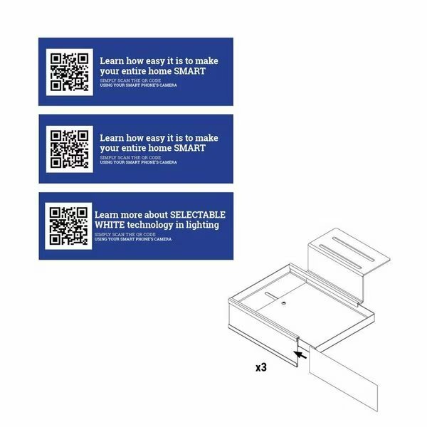 Assorted Lighting Sign Kit - Winter 2022 Signage Kit Metal/Styrene, Retail First, Mfr#: 1000-000097