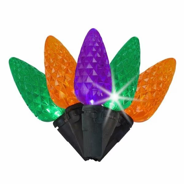 LIGHTS LED C6 ASORT 100C, Celebrations, Mfr#: C6100HWS3A