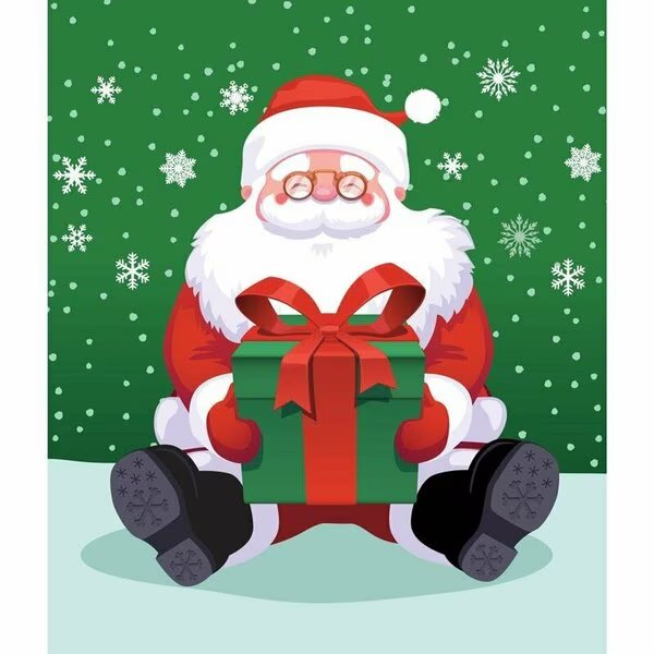GRG DR COVER SANTA 84X96in., Celebrations, Mfr#: RE1-07-08-005