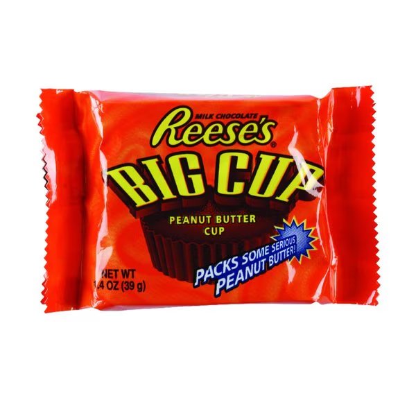 Big Cup Milk Chocolate Peanut Butter Candy Bar 1.4 oz, Reeses, Mfr#: 34000-43001