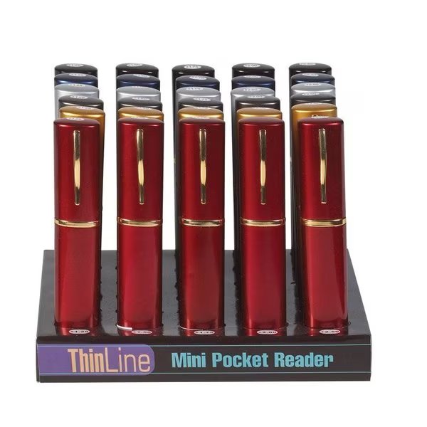 Assorted Thinline Tube Reading Glasses, Diamond Visions, Mfr#: THIN TLR30