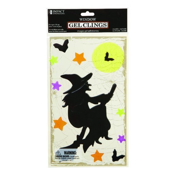 Gel Clings Halloween Decor, Impact Innovations, Mfr#: IG128275