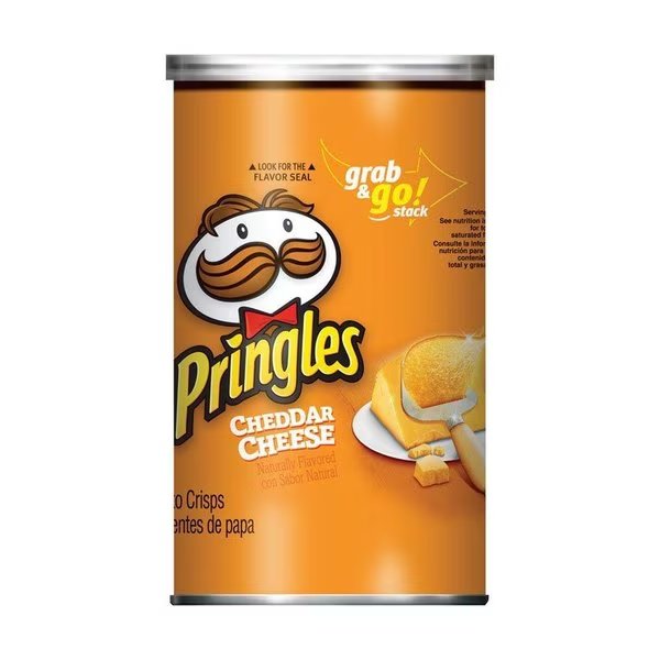 Cheddar Cheese Chips 5.57 oz Can, 14PK, Pringles, Mfr#: 650281