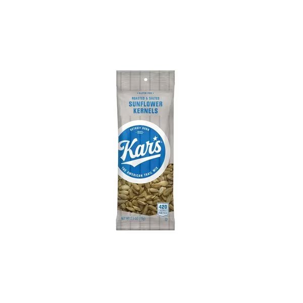 Kars Roasted and Salted Sunflower Kernels 2.5 oz Bagged, Kars, Mfr#: 8235