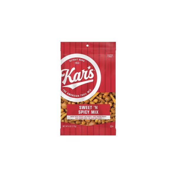 Kars Fresh Harvest Sweet n Spicy mix Snack Mix 6 oz Bagged, Kars, Mfr#: 8624