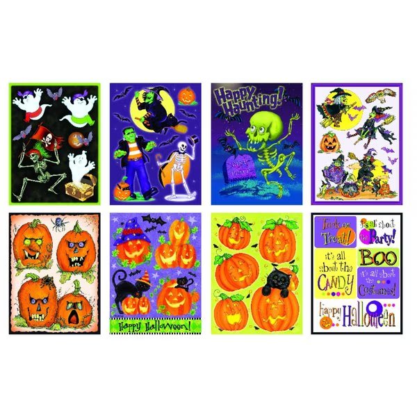 Gel Clings Halloween Decor, Impact Innovations, Mfr#: IG128288