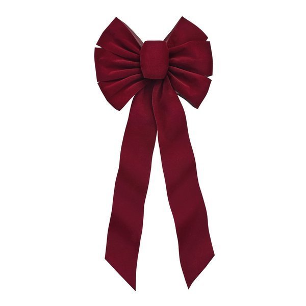 Burgundy 7 Loop Christmas Indoor Christmas Decor, Holiday Trims, Mfr#: 6577ACE