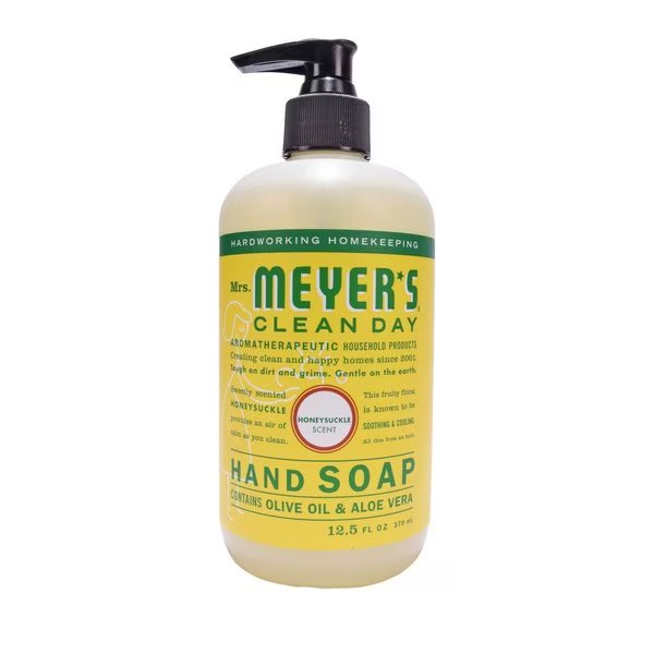 Clean Day Organic Honeysuckle Scent Liquid Hand Soap 12.5 oz, Mrs. Meyers Clean Day, Mfr#: 17425