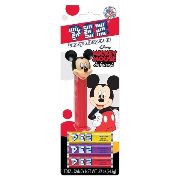 Mickey and Disney Friends Candy & Dispenser Plastic 1, Pez, Mfr#: 79853
