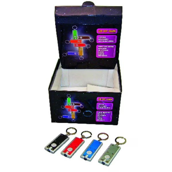Plastic Assorted LED Key Chain, Diamond Visions, Mfr#: KC-0001