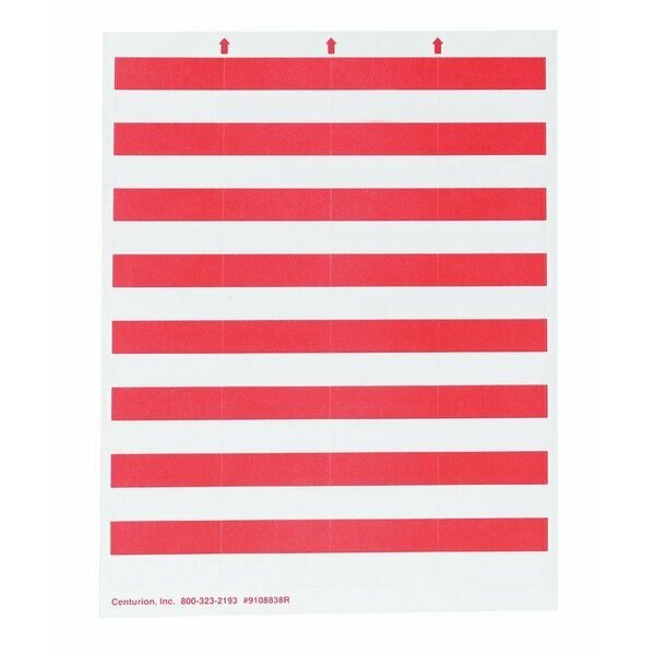RED PAPER BIN TAG, Centurion, Mfr#: 9108838R