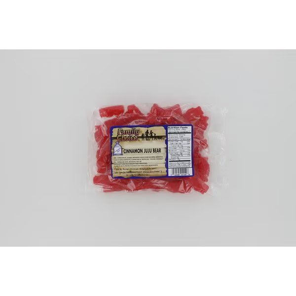 Family Choice Ju Ju Bear Cinnamon Gummi Candy 9 oz, Ruckers, Mfr#: 1154