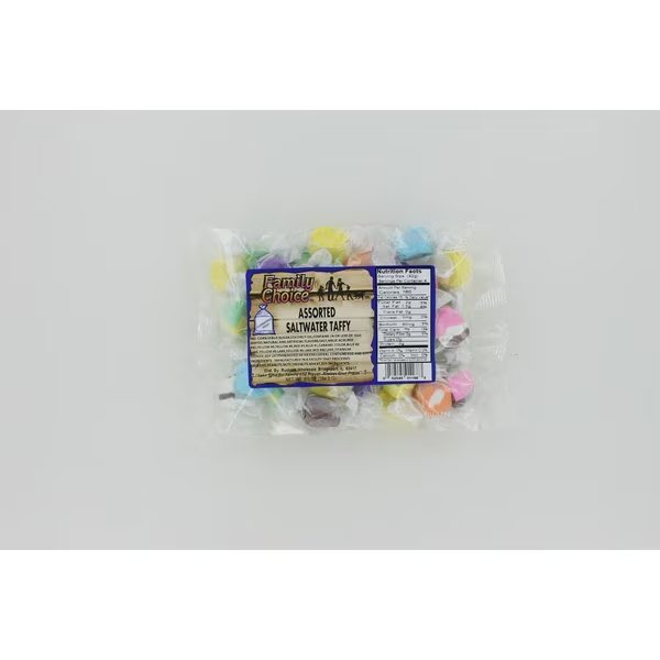 Family Choice Salt Water Taffy Assorted Candy 6.5 oz, Ruckers, Mfr#: 1168