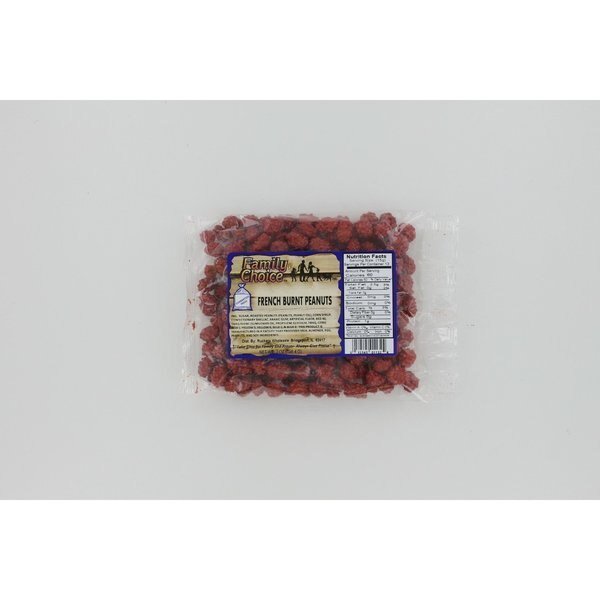 Family Choice French Burnt Peanuts Candy 7 oz, Ruckers, Mfr#: 1132