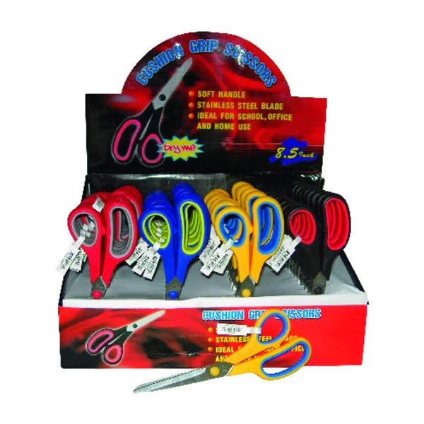 Stainless Steel Grip Scissors 48 pc, Diamond Visions, Mfr#: SC-0179