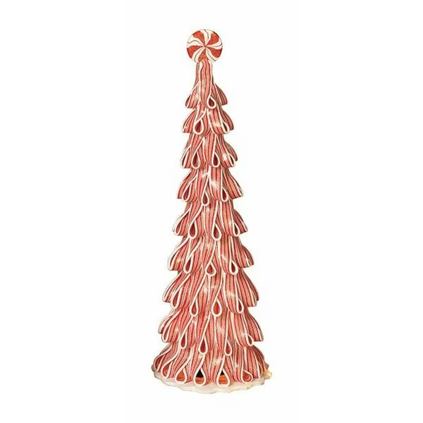 CANDY CANE TREE B/O 18in., Gerson, Mfr#: 2151010