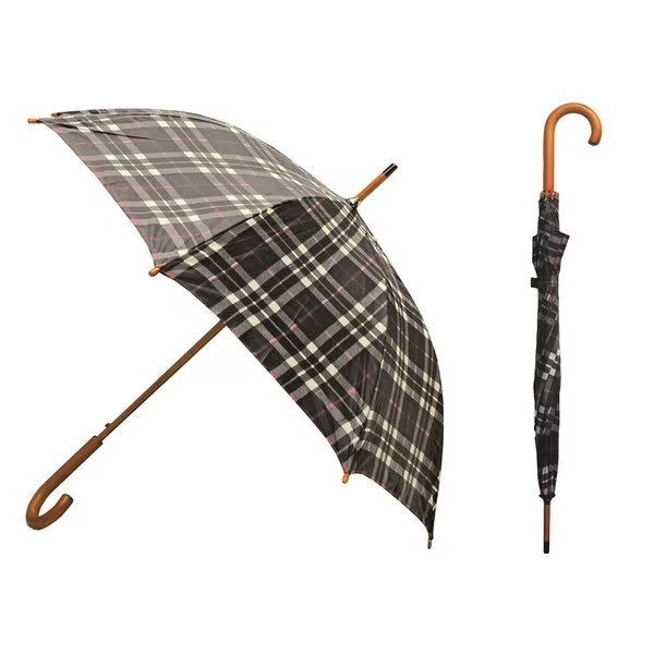 UMBRELLA 46"" BLK/RED PLD, Rainbrella, Mfr#: 48129