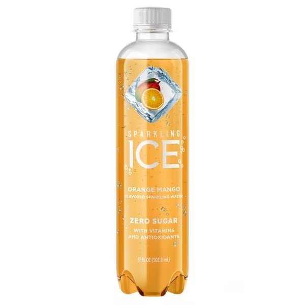 Orange Mango Carbonated Water 17 oz, Sparkling Ice, Mfr#: 24574