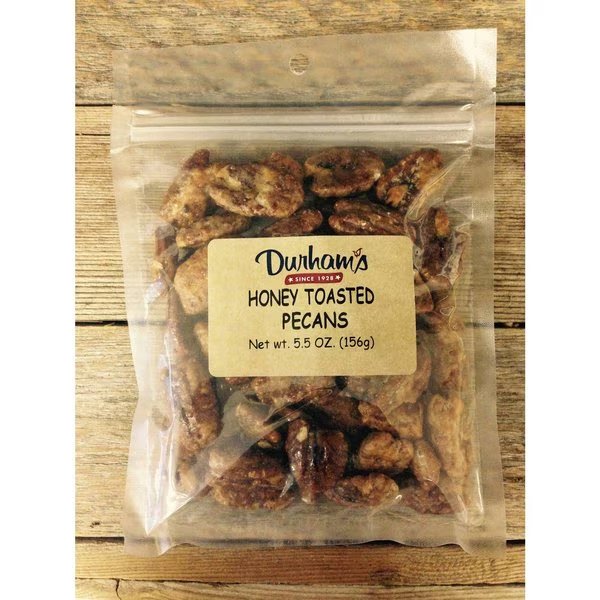 Honey Toasted Pecans 5.5 oz Bagged, Durhams, Mfr#: 7304240002
