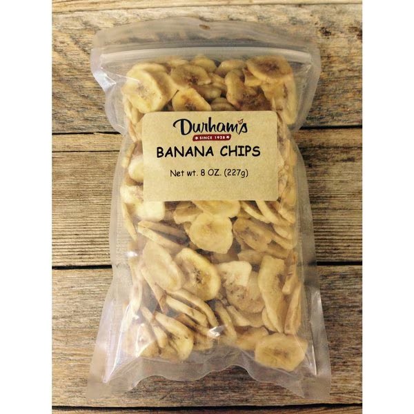 Dried Banana Chips 8  Bagged, Durhams, Mfr#: 7304270609