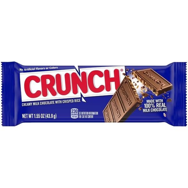 Nestle  Milk Chocolate with Crisped Rice Candy Bar 1.55 oz, Crunch, Mfr#: 718920