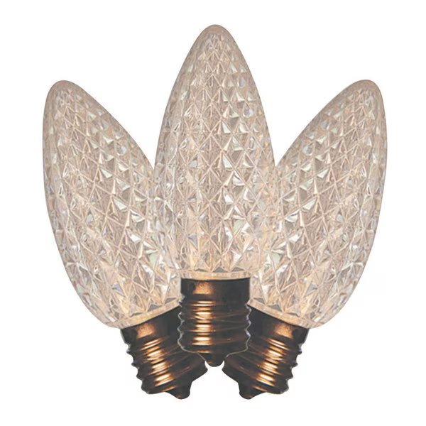 Led C9 Smd Bulb Ww Bx25, Holiday Bright Lights, Mfr#: BU25LEDFC9-TWWA