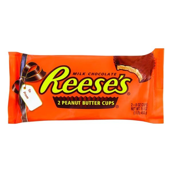 Hershey's  Chocolate Peanut Butter Candy Bar 1 lb, Reeses, Mfr#: 93741