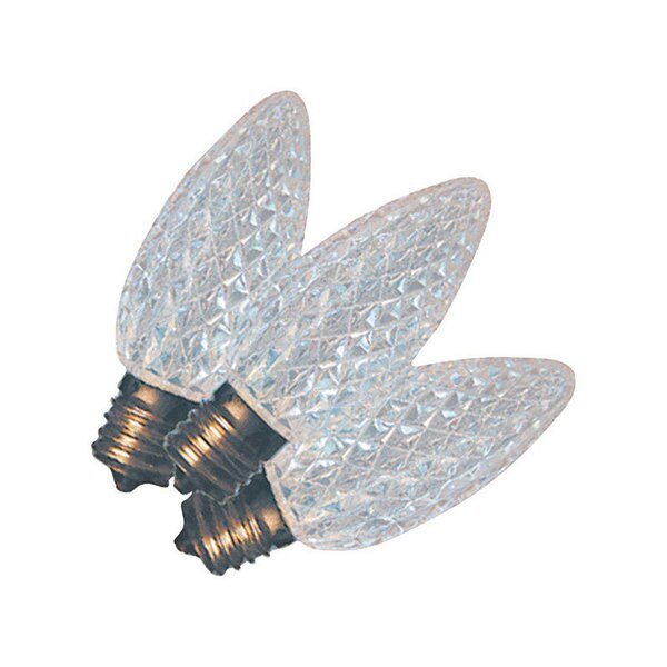 Led C9 Smd Bulb Cw Bx25, Holiday Bright Lights, Mfr#: BU25LEDFC9-TCWA