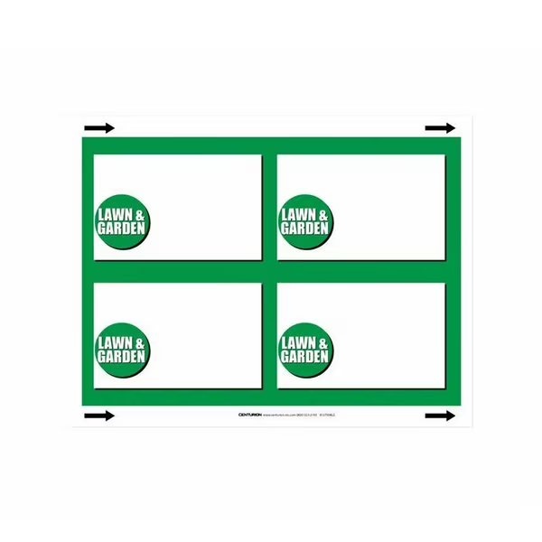 L&Gft SIGN 5in. X3-1/2in., Centurion, Mfr#: 7064700