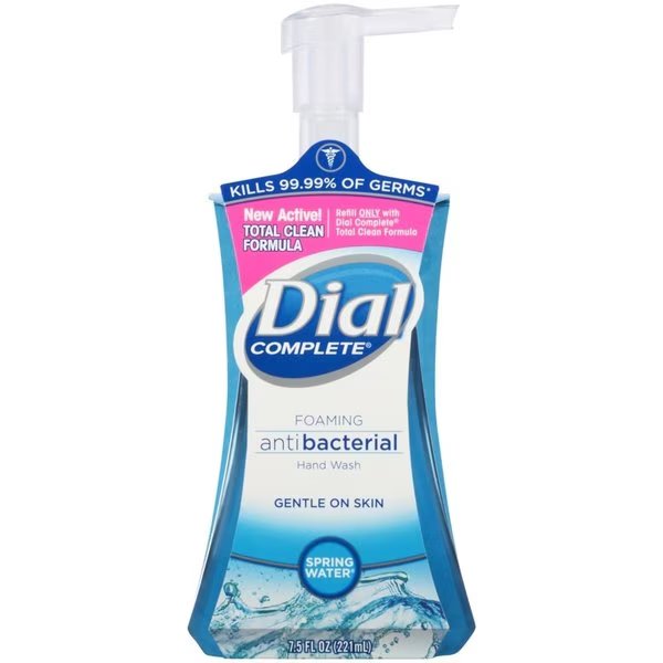 Complete Spring Water Scent Antibacterial Foam Hand Soap 7.5 oz, Dial, Mfr#: 05400