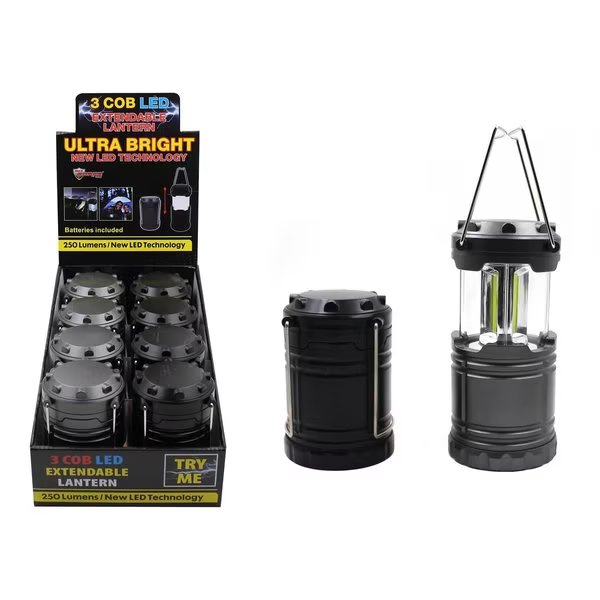 Cob Assorted Extendable Lantern, Max Force, Mfr#: 08-1657