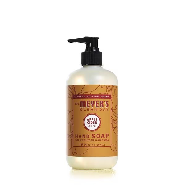 Mrs. Meyer's Clean Day Apple Cider Scent Liquid Hand Soap, Mrs. Meyers Clean Day, Mfr#: 70049